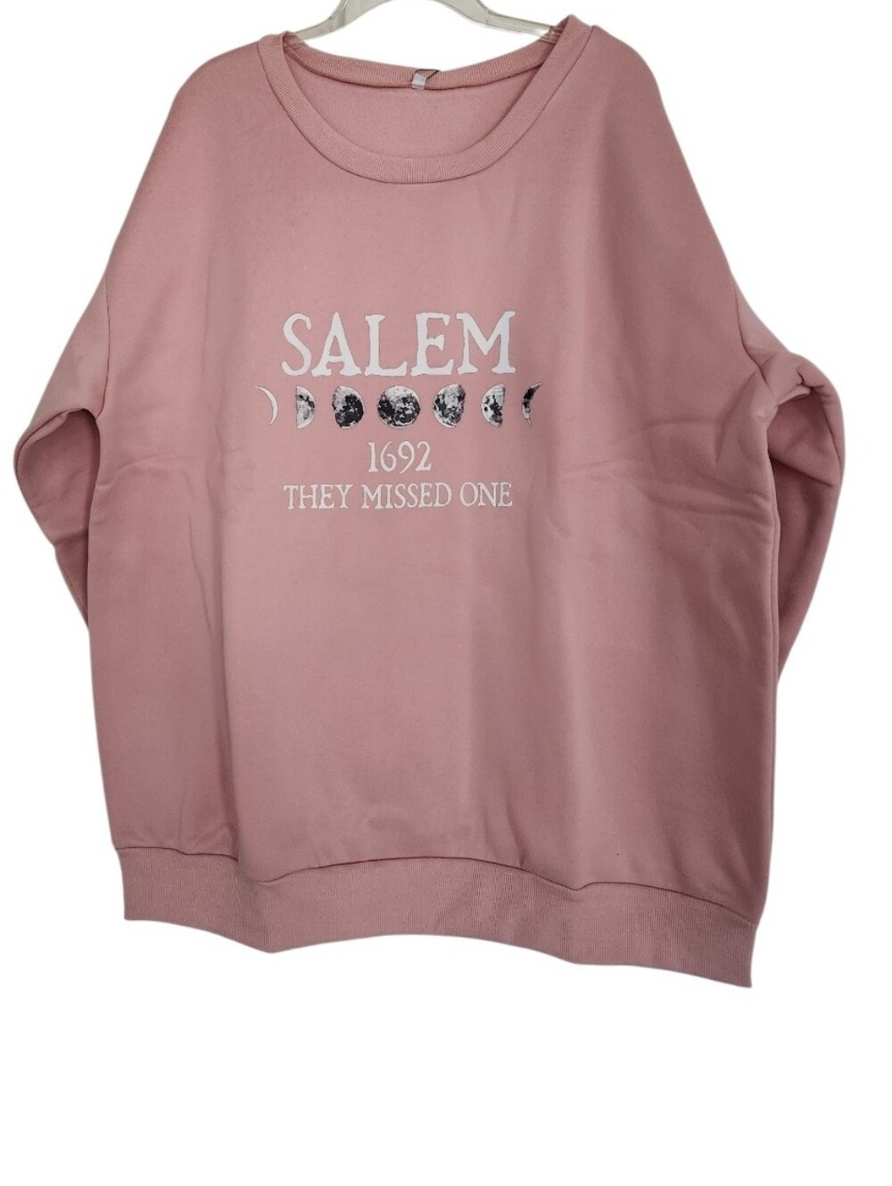 Salem Moon Phase Pink Graphic Sweatshirt Sz 3x Nwt